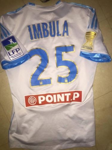 Olympique Marseille 2013-14 Coupe de la Ligue Home Kit