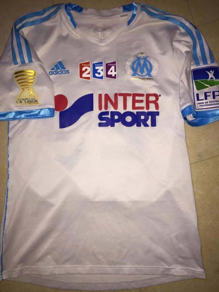 Olympique Marseille 2013-14 Coupe de la Ligue Home Kit