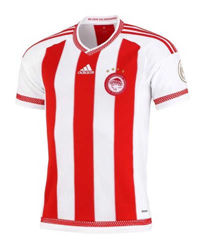 Olympiacos Piraeus 2015-16 Pre-Season Home Kit