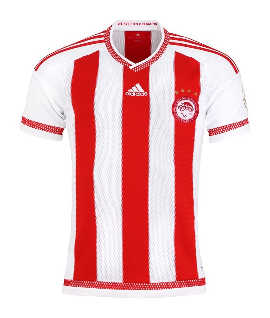 Olympiacos Piraeus 2015-16 Pre-Season Home Kit