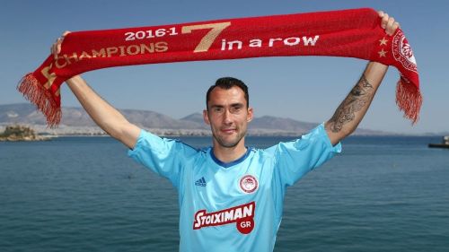 Olympiacos Piraeus 2017-18 GK 1 Kit
