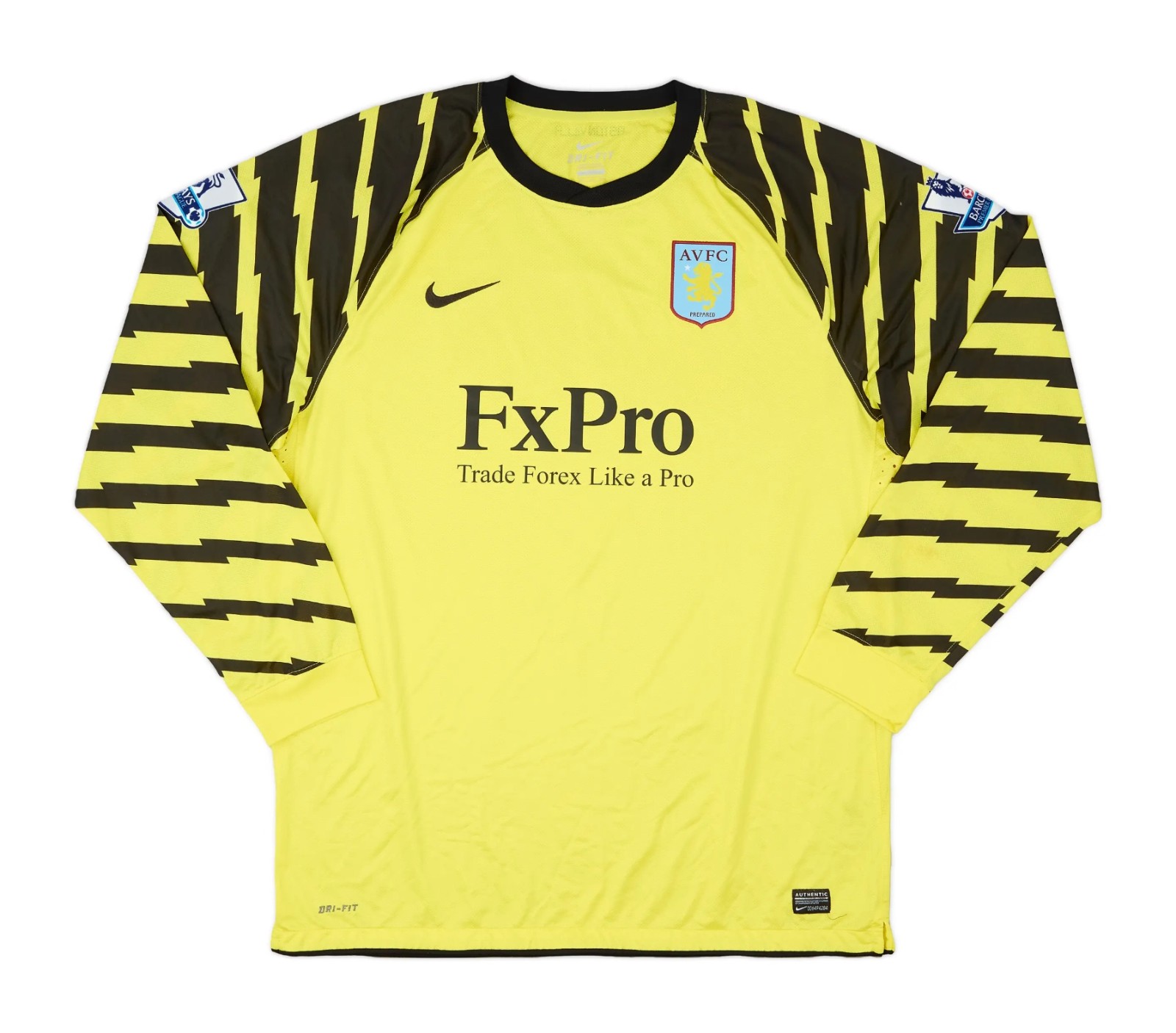 Aston Villa 2010-11 GK Home Kit