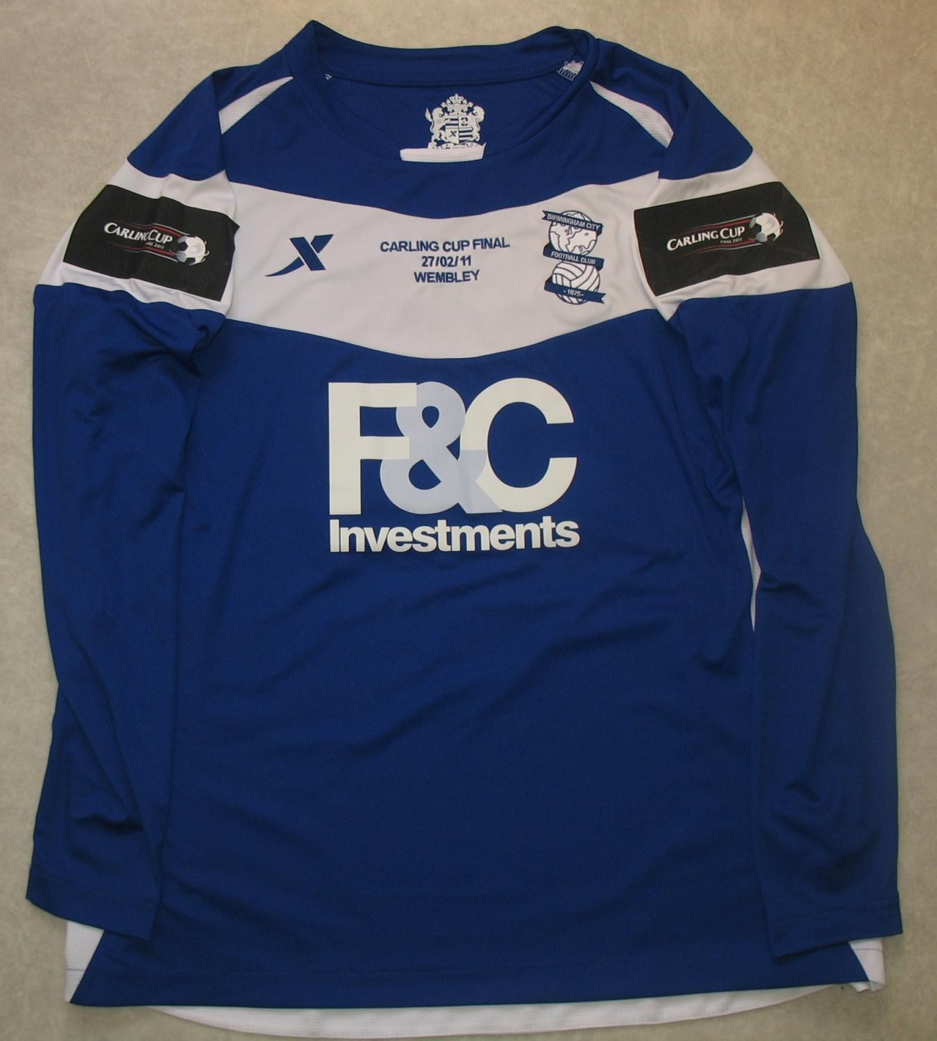 Birmingham City 2010-11 EFL Cup Final Kit