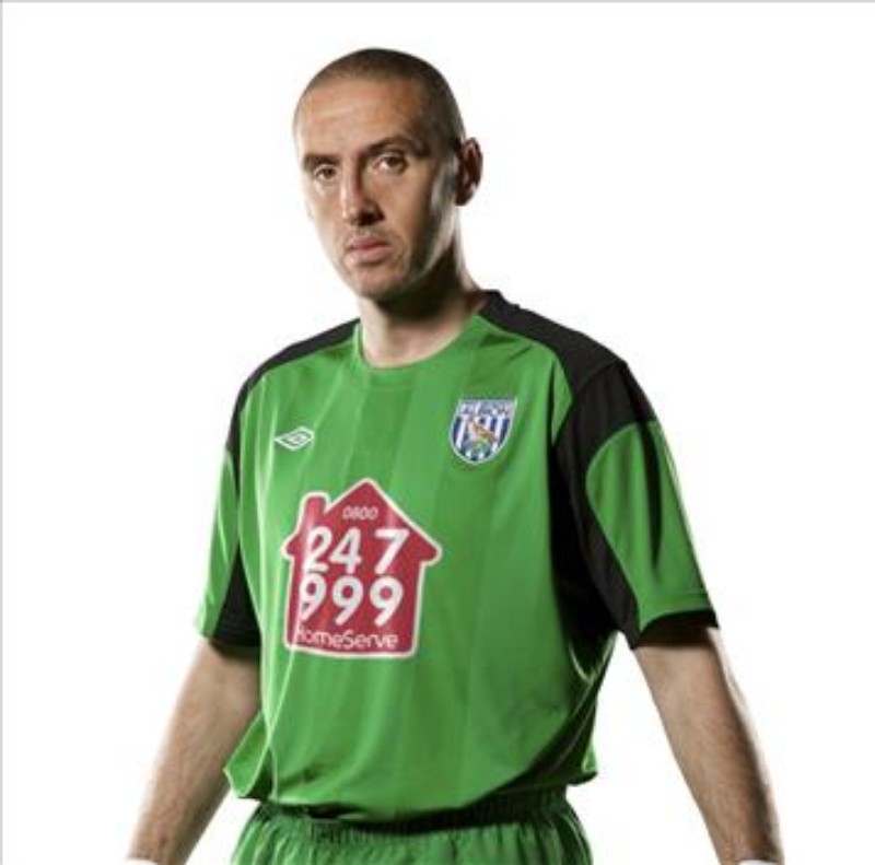 West Bromwich Albion 2010-11 GK Home Kit