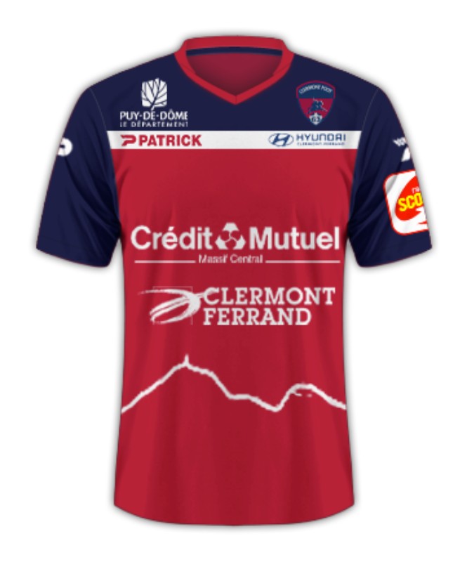 Clermont Foot 2019-20 Home Kit