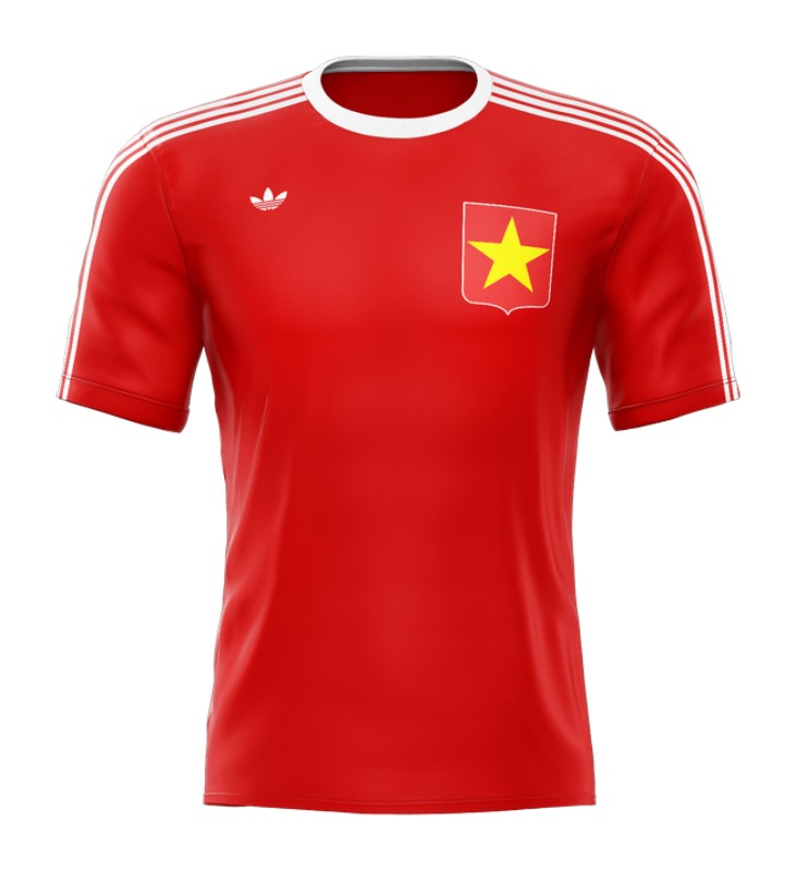 MVV Maastricht 1975-76 Home Kit