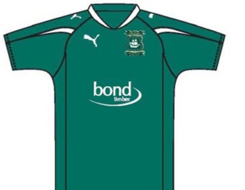 Plymouth Argyle 2011-12 Home Kit