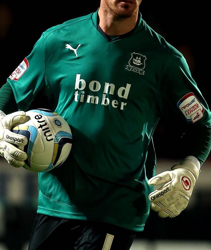 Plymouth Argyle 2012-13 GK 2 Kit