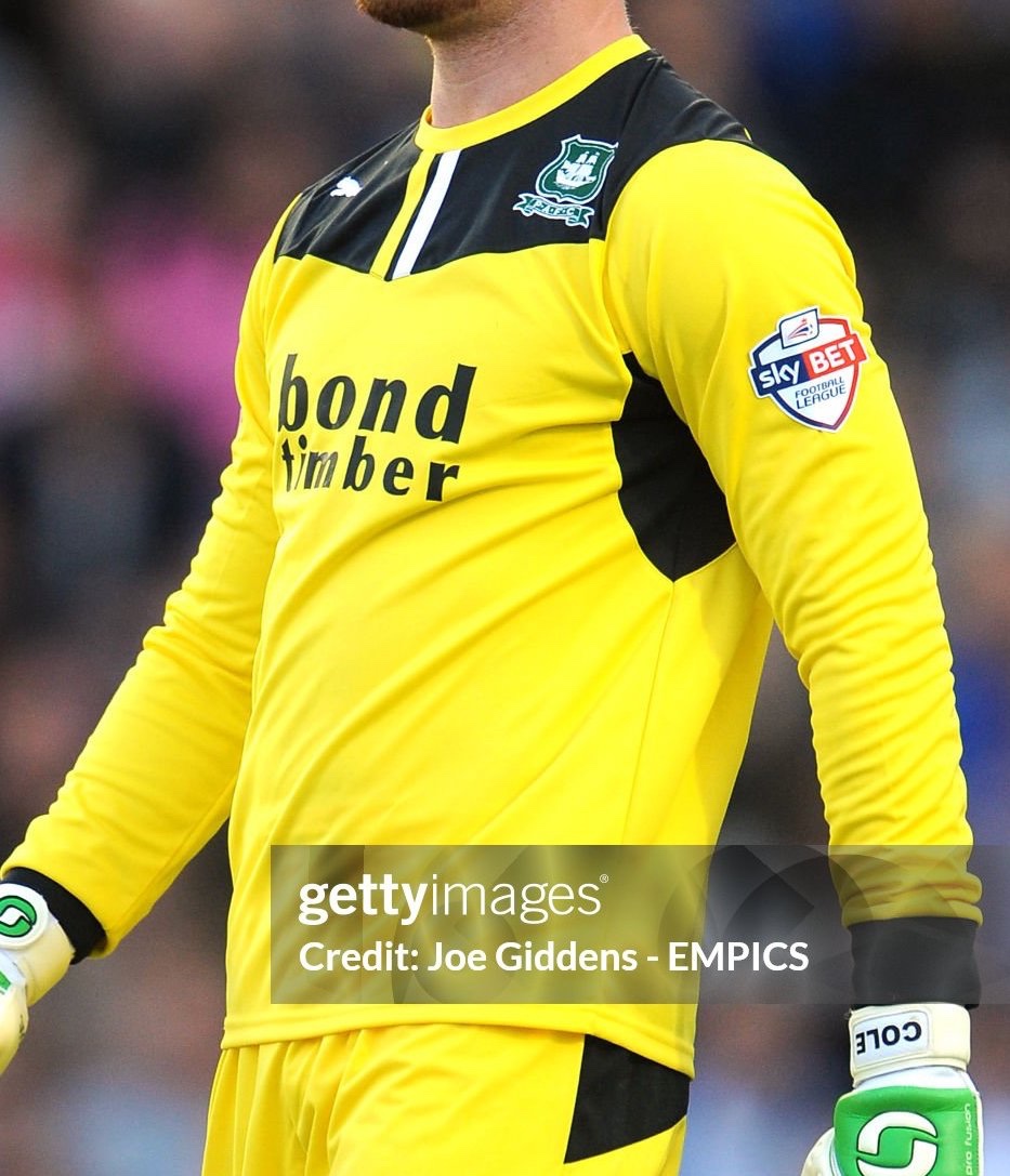 Plymouth Argyle 2013-14 GK 1 Kit