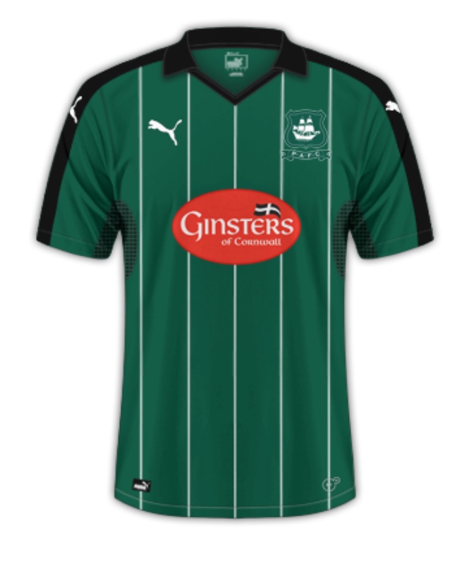 Plymouth Argyle 2016-17 Home Kit