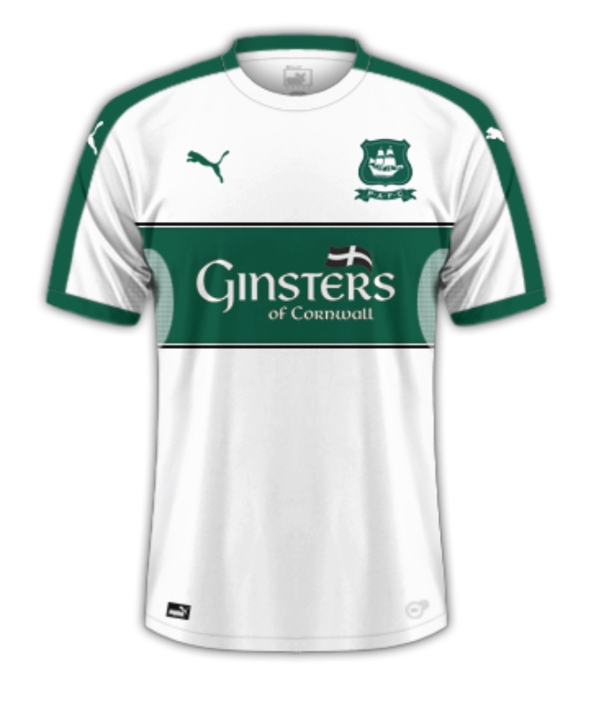 Plymouth Argyle 2016-17 Away Kit