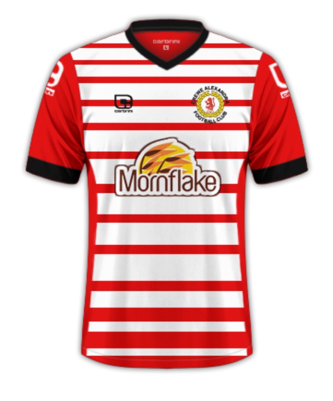 Crewe Alexandra 2016-17 Home Kit