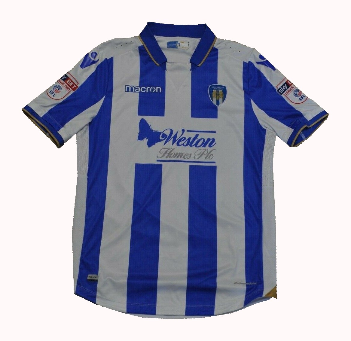 Colchester United 2017-18 Home Kit