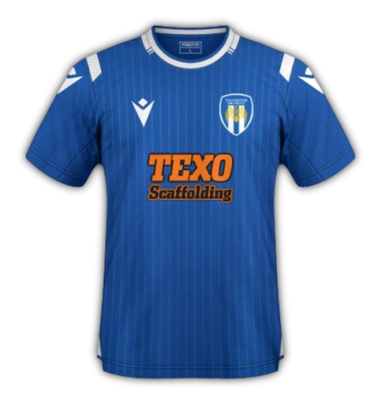 Colchester United 2019-20 Home Kit