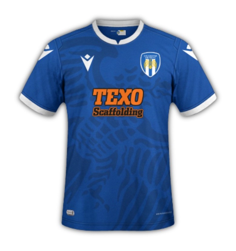 Colchester United 2020-21 Home Kit