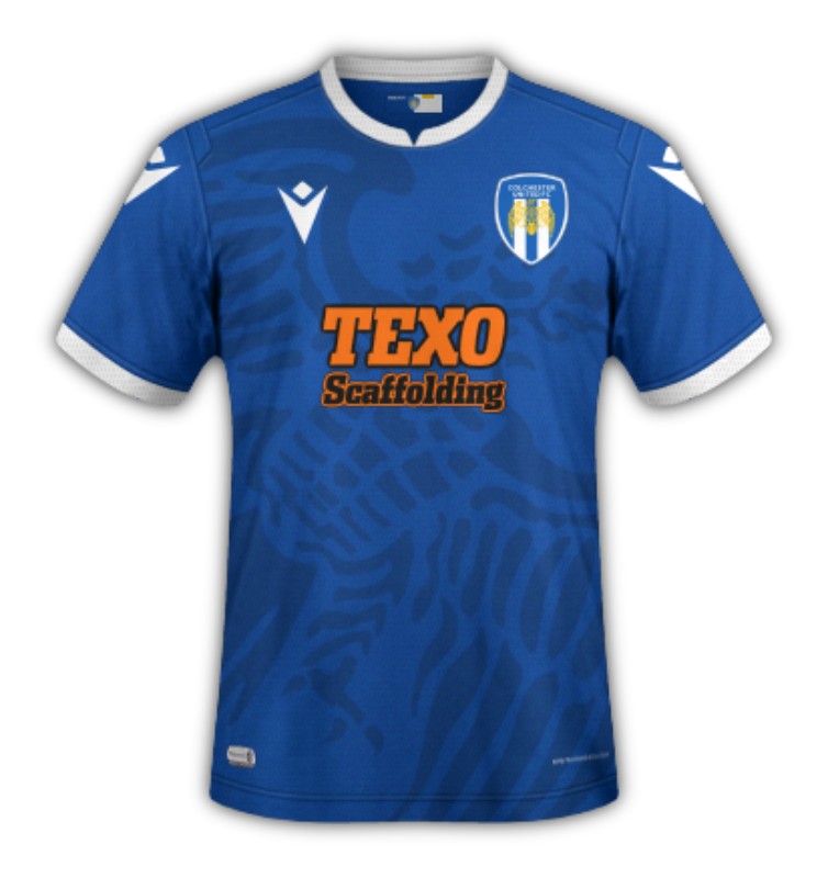 Colchester United 2021-22 Home Kit