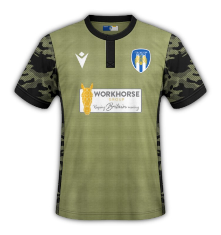 Colchester United 2021-22 Away Kit
