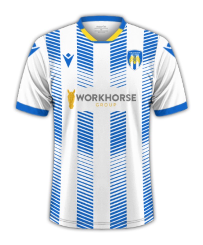 Colchester United 2023-24 Home Kit