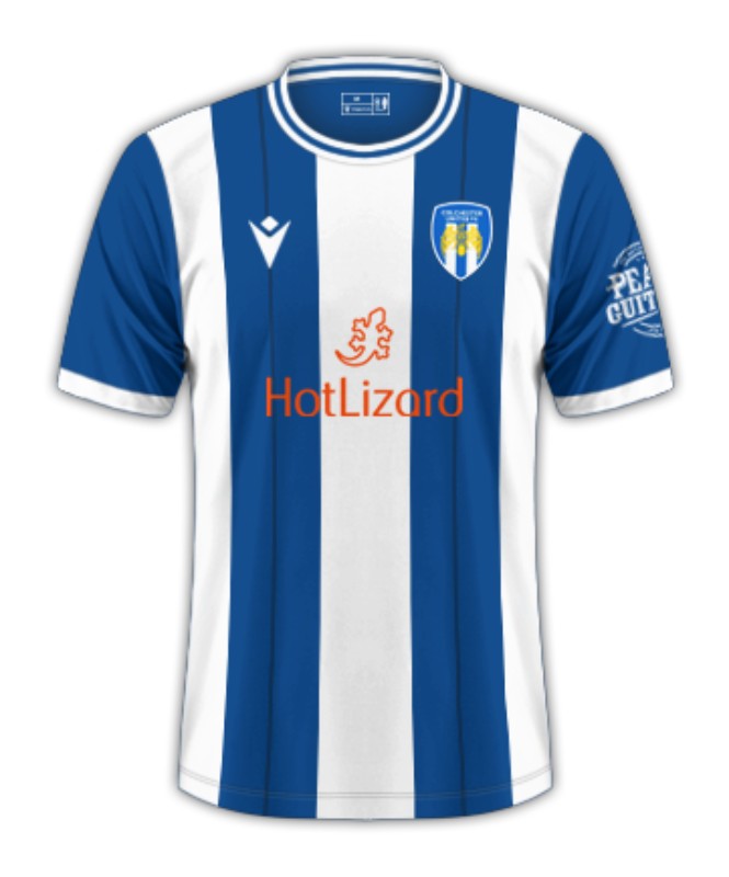 Colchester United 2024-25 Home Kit