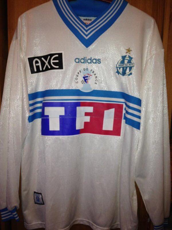 Olympique Marseille 1996-97 Coupe de France Home Kit