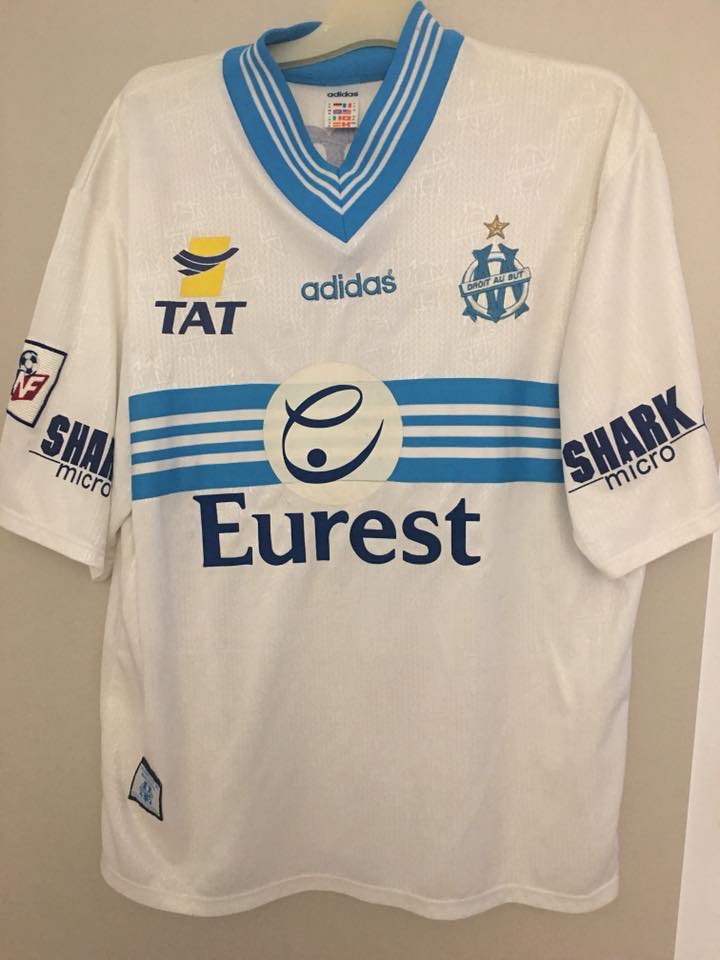 Olympique Marseille 1996-97 Home V2 Kit