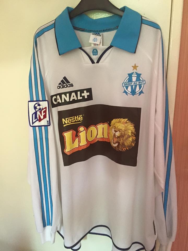 Olympique Marseille 1999-00 Coupe de la Ligue Home Kit
