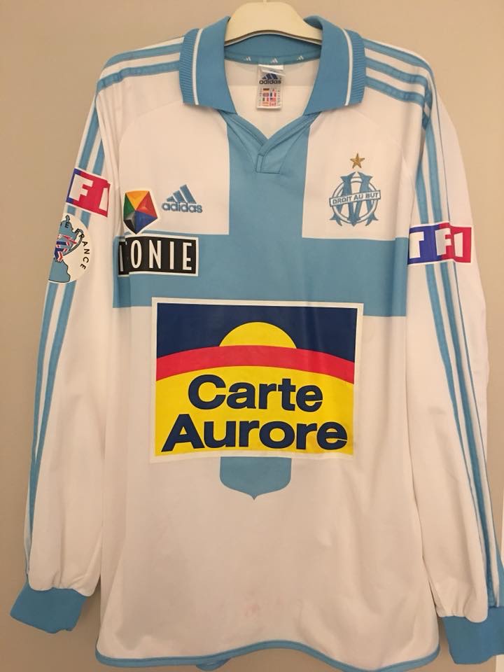 Olympique Marseille 2000-01 Coupe de France Home V3 Kit