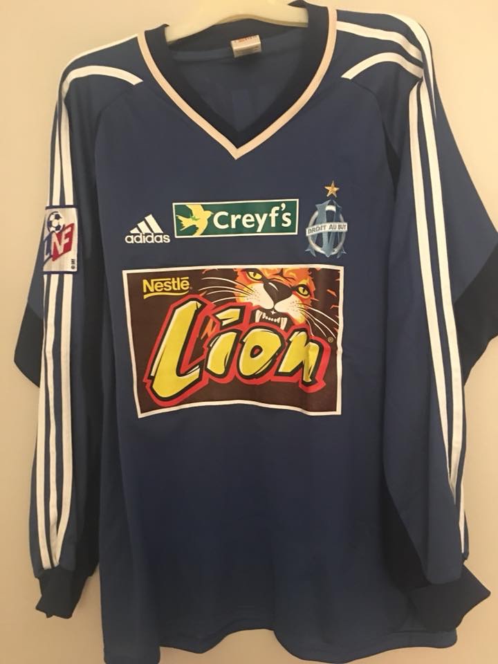 Olympique Marseille 2001-02 Coupe de la Ligue Away Kit