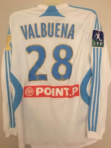 Olympique Marseille 2007-08 Coupe de la Ligue Home Kit