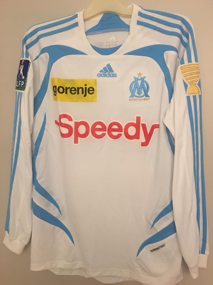 Olympique Marseille 2007-08 Coupe de la Ligue Home Kit