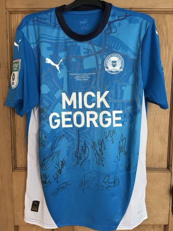 Peterborough United 2024-25 EFL Trophy Final Kit