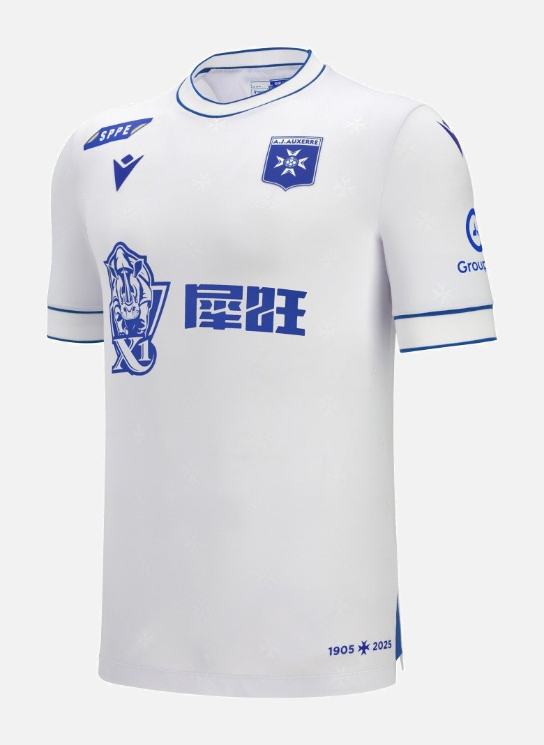 AJ Auxerre 2025-26 Home Kit