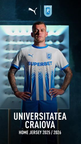Universitatea Craiova 2025-26 Home Kit