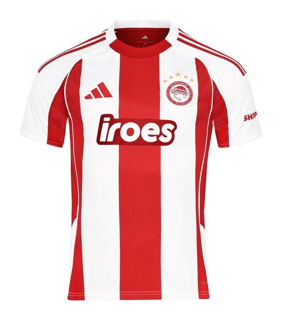 Olympiacos Piraeus 2025-26 Pre-Season Home Kit