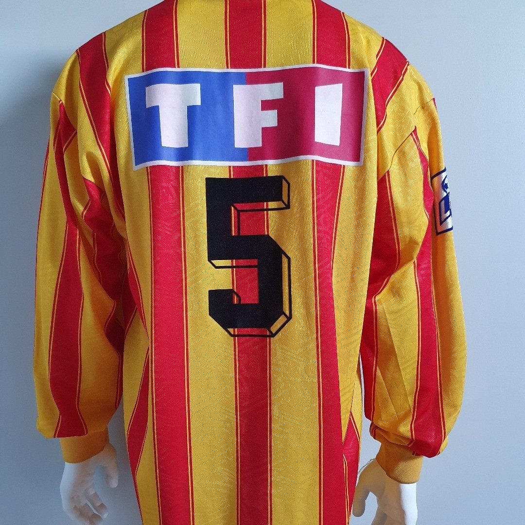RC Lens 1995-96 Coupe de la Ligue Home Kit
