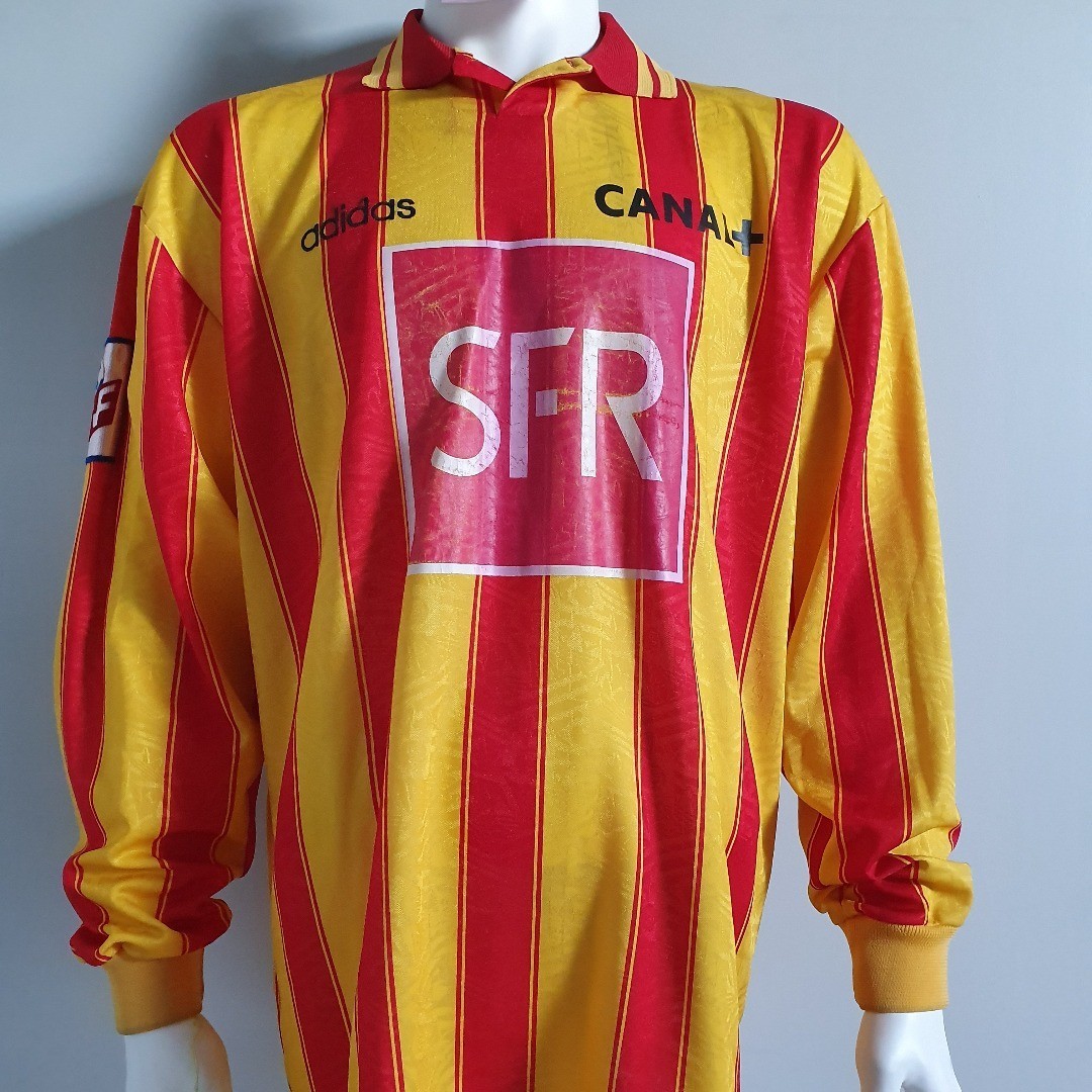 RC Lens 1995-96 Coupe de la Ligue Home Kit