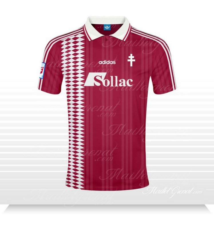FC Metz 1995-96 Cup Kit