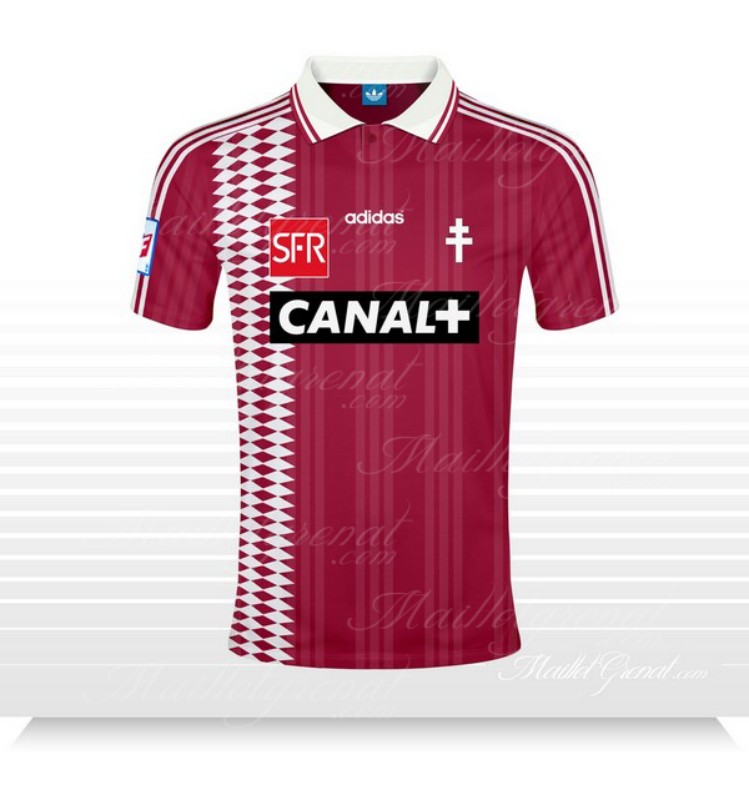 FC Metz 1995-96 Cup V2 Kit