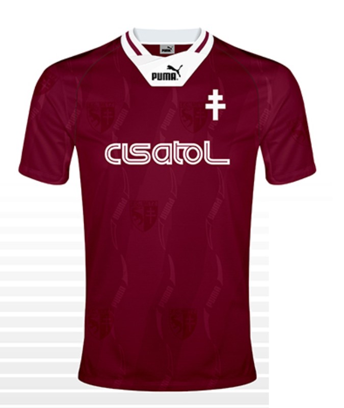 FC Metz 1995-96 Home V2 Kit