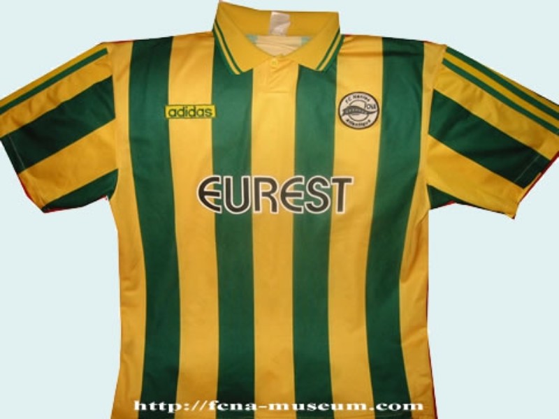 FC Nantes 1995-96 Home 2 Kit