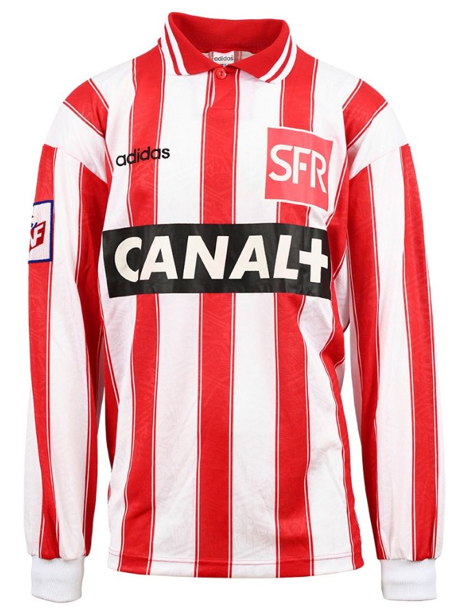 AS Cannes 1995-96 Coupe de la Ligue Home Kit