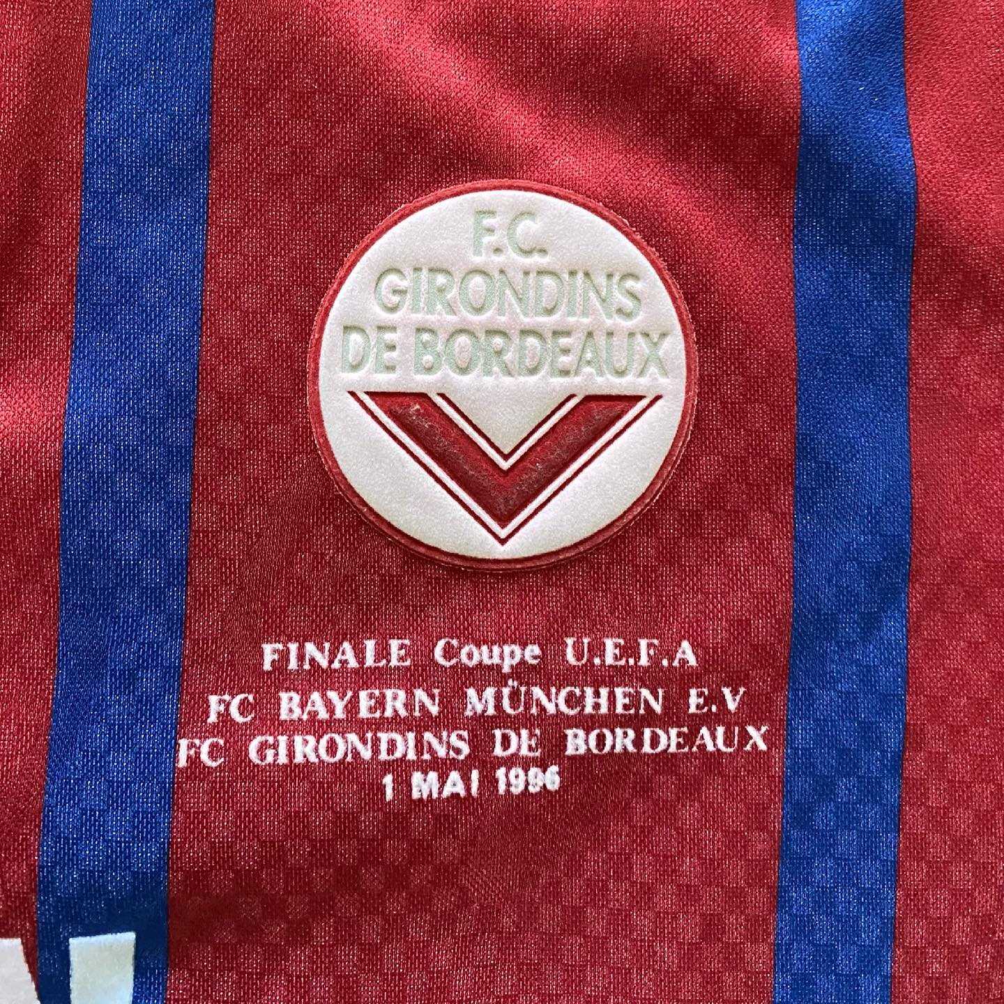 Girondins Bordeaux 1995-96 UEFA Cup Final Home Kit