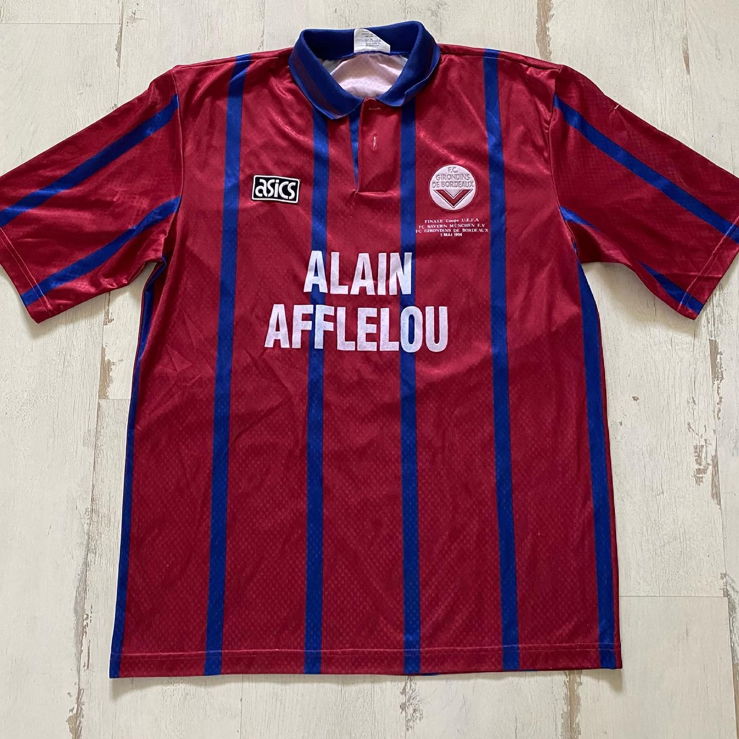 Girondins Bordeaux 1995-96 UEFA Cup Final Home Kit