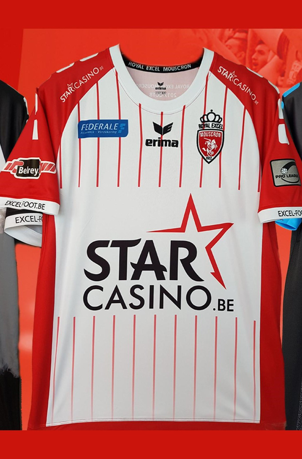 Royal Excel Mouscron 2017-18 Home Kit
