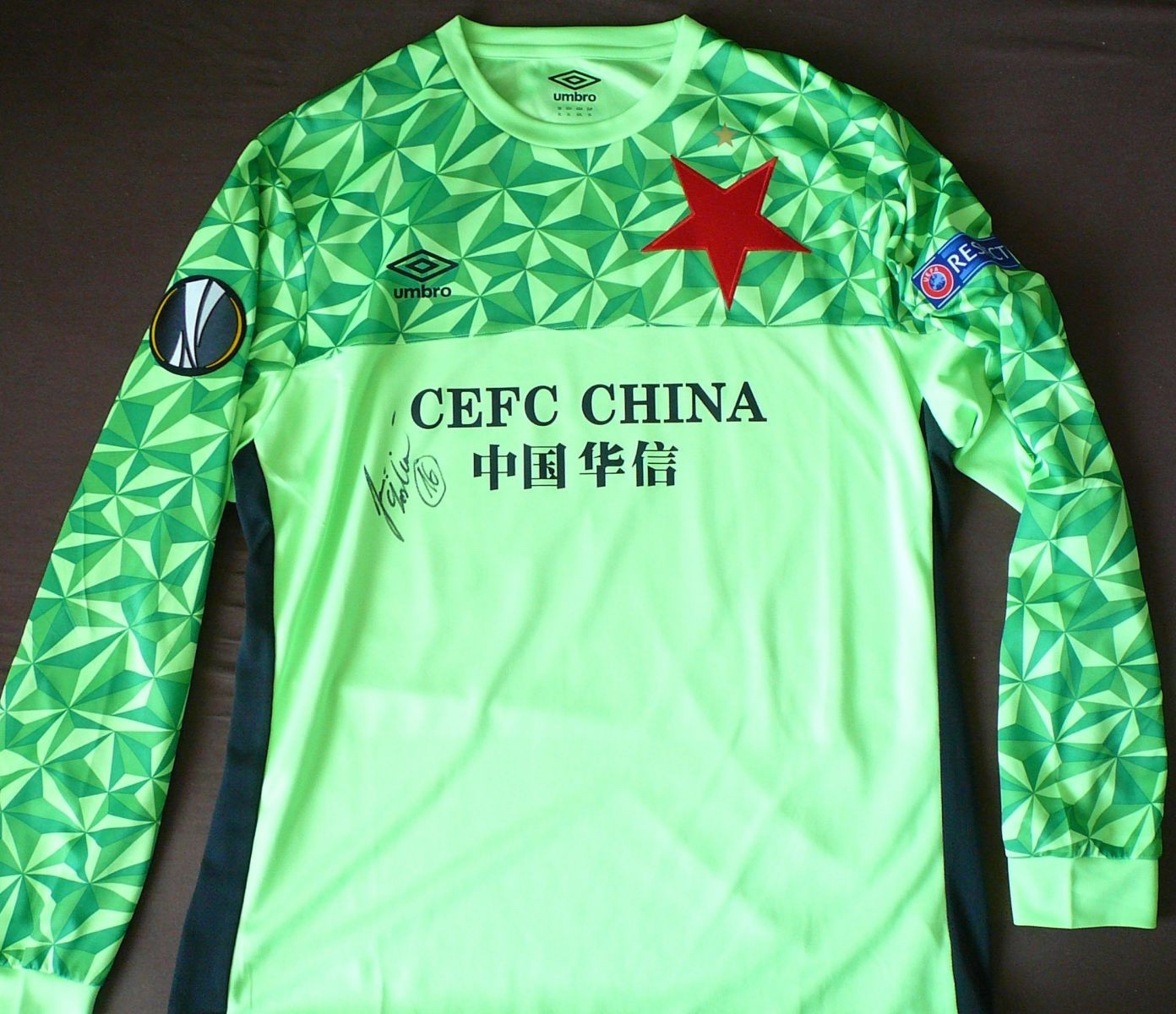 Slavia Praha 2018-19 GK 1 Kit