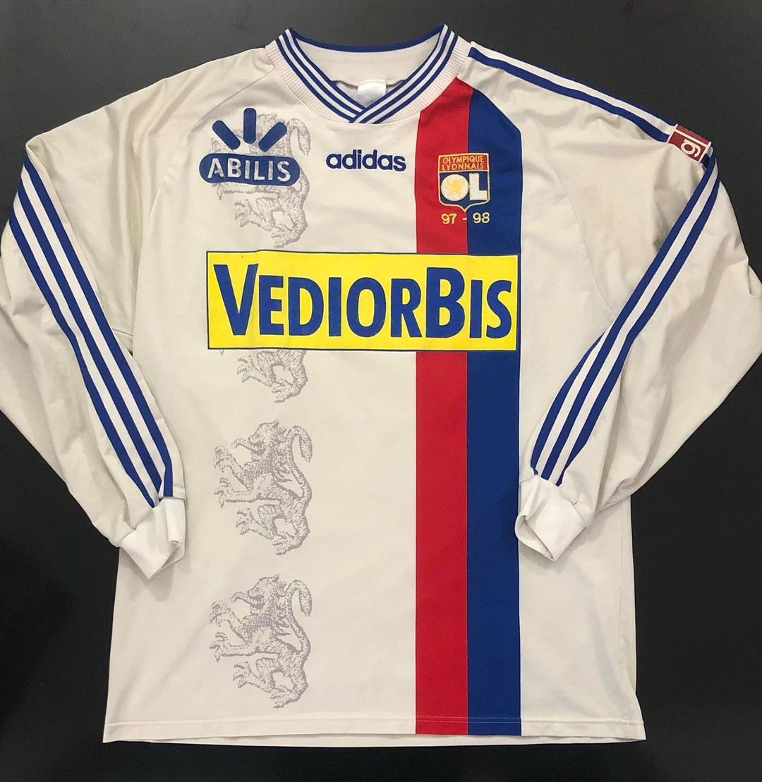Olympique Lyonnais 1997-98 Home Kit