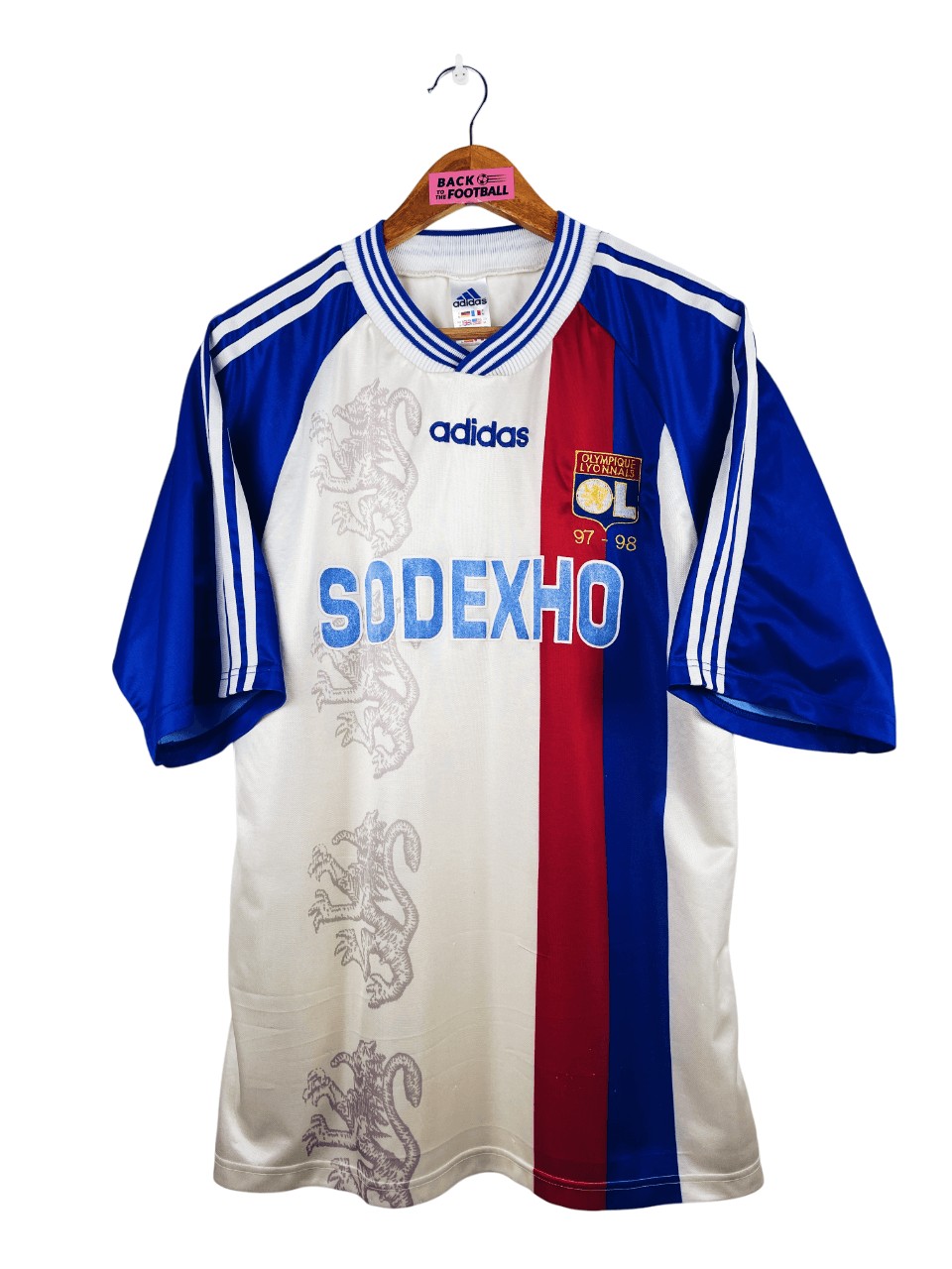 Olympique Lyonnais 1997-98 Home V2 Kit