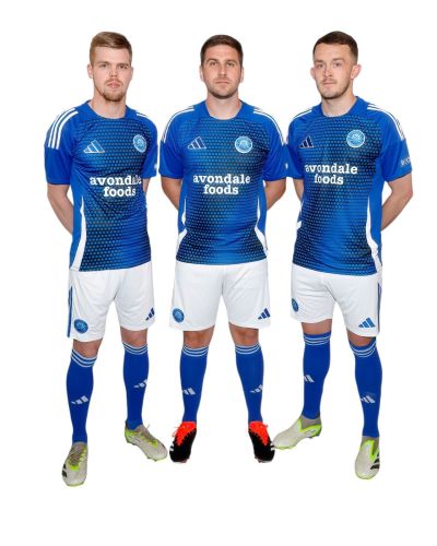 Glenavon FC 2024-25 Home Kit