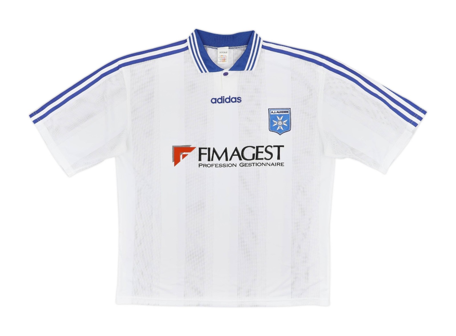 AJ Auxerre 1997-98 Home Kit