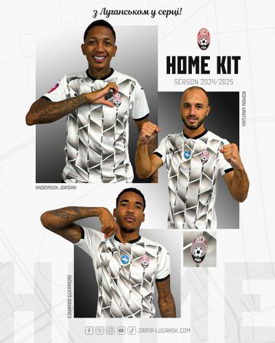 Zorya Luhansk 2024-25 Home Kit